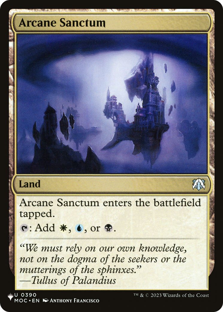 Arcane Sanctum (MOC) [The List] | Good Games Morley