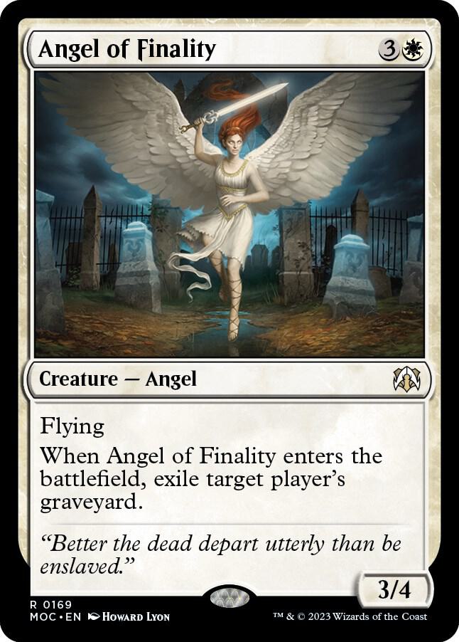 Angel of Finality 169/444 (Commander: March of the Machine)  | Good Games Morley