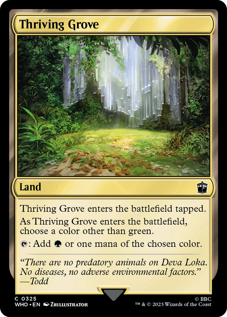 Thriving Grove [Doctor Who] | Good Games Morley
