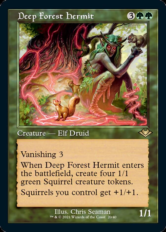 Deep Forest Hermit (Retro Foil Etched) [Modern Horizons] | Good Games Morley