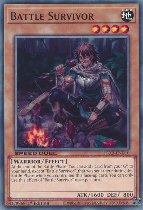 Battle Survivor [SGX3-END10] Common | Good Games Morley