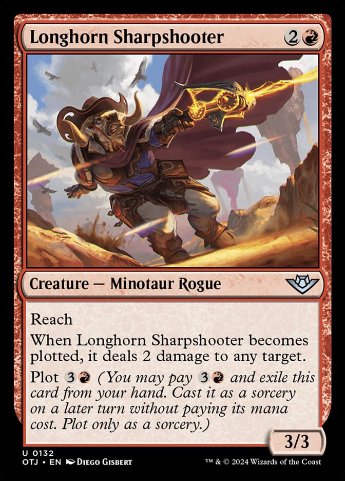 Longhorn Sharpshooter 132/286 (Outlaws of Thunder Junction)  | Good Games Morley