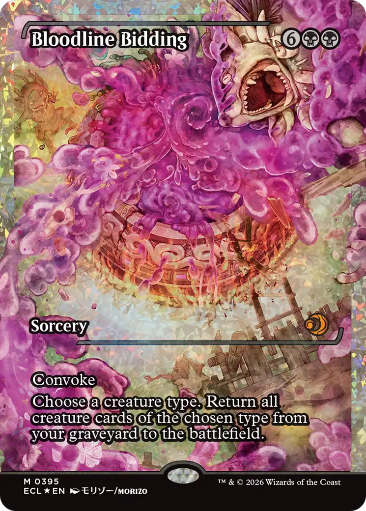Bloodline Bidding (Showcase) (Fracture Foil) [Lorwyn Eclipsed] | Good Games Morley