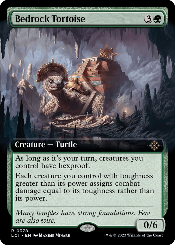 Bedrock Tortoise (Extended Art) [The Lost Caverns of Ixalan] | Good Games Morley