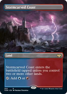 Stormcarved Coast Borderless 284/277 (Innistrad: Crimson Vow)  - Foil | Good Games Morley
