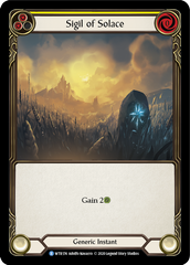 Sigil of Solace (Yellow) [U-WTR174] (Welcome to Rathe Unlimited)  Unlimited Normal | Good Games Morley