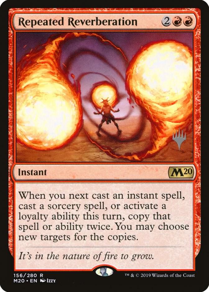 Repeated Reverberation 156p/144 (Promo Pack: Core Set 2020)  - Foil | Good Games Morley