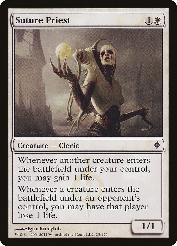 Suture Priest 25 (New Phyrexia)  - Foil | Good Games Morley