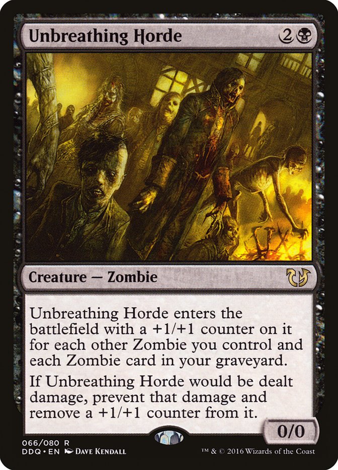 Unbreathing Horde 66/80 (Duel Decks: Blessed vs. Cursed)  | Good Games Morley