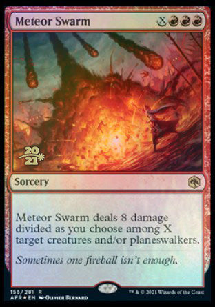 Meteor Swarm [Dungeons & Dragons: Adventures in the Forgotten Realms Prerelease Promos] | Good Games Morley