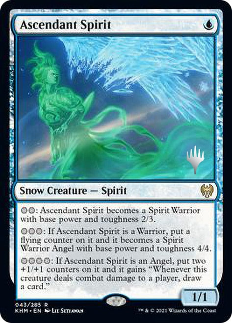 Ascendant Spirit (Promo Pack) [Kaldheim Promos] | Good Games Morley