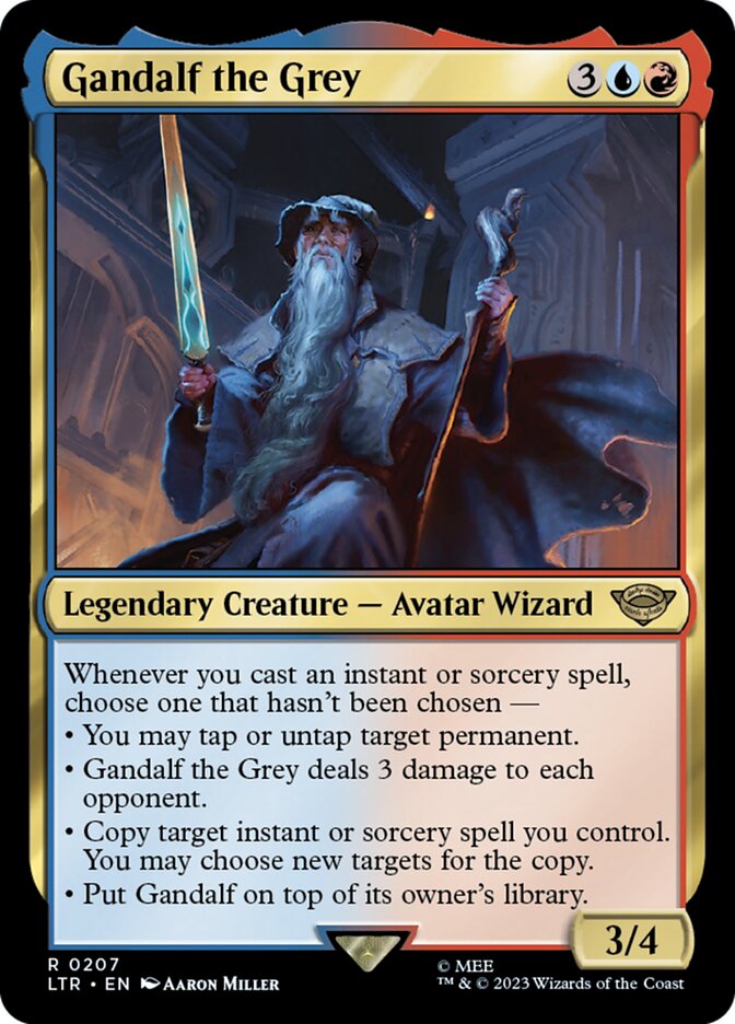 Gandalf the Grey 207/281 (Universes Beyond: The Lord of the Rings: Tales of Middle-earth)  - Foil | Good Games Morley