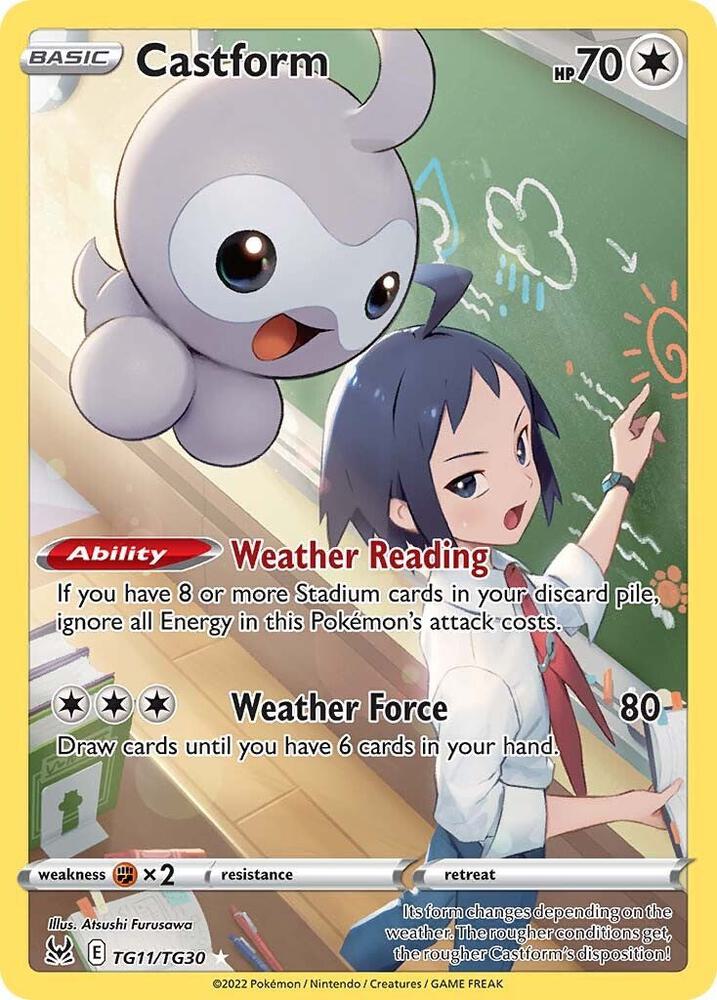 Castform TG11/TG30 (SWSH11: Lost Origin Trainer Gallery)  - Holofoil | Good Games Morley