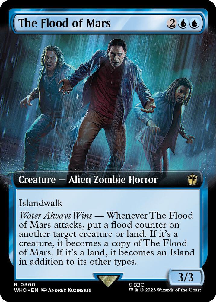 The Flood of Mars 360/331 (Universes Beyond: Doctor Who)  - Extended Art Foil | Good Games Morley
