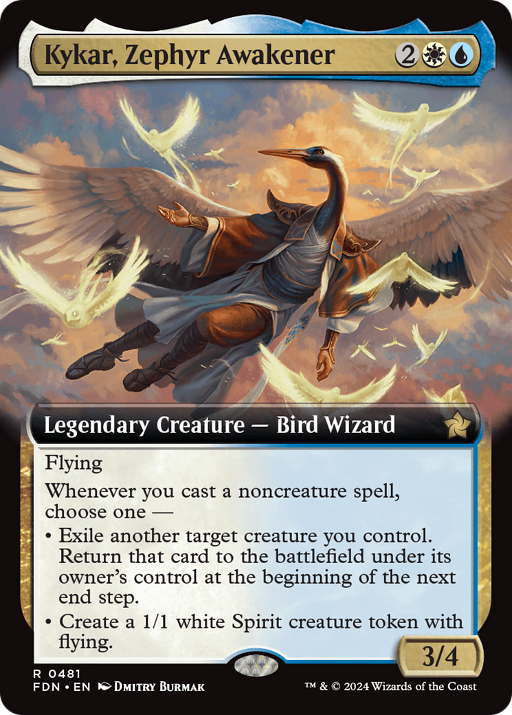 Kykar, Zephyr Awakener (Extended Art) [Foundations] | Good Games Morley
