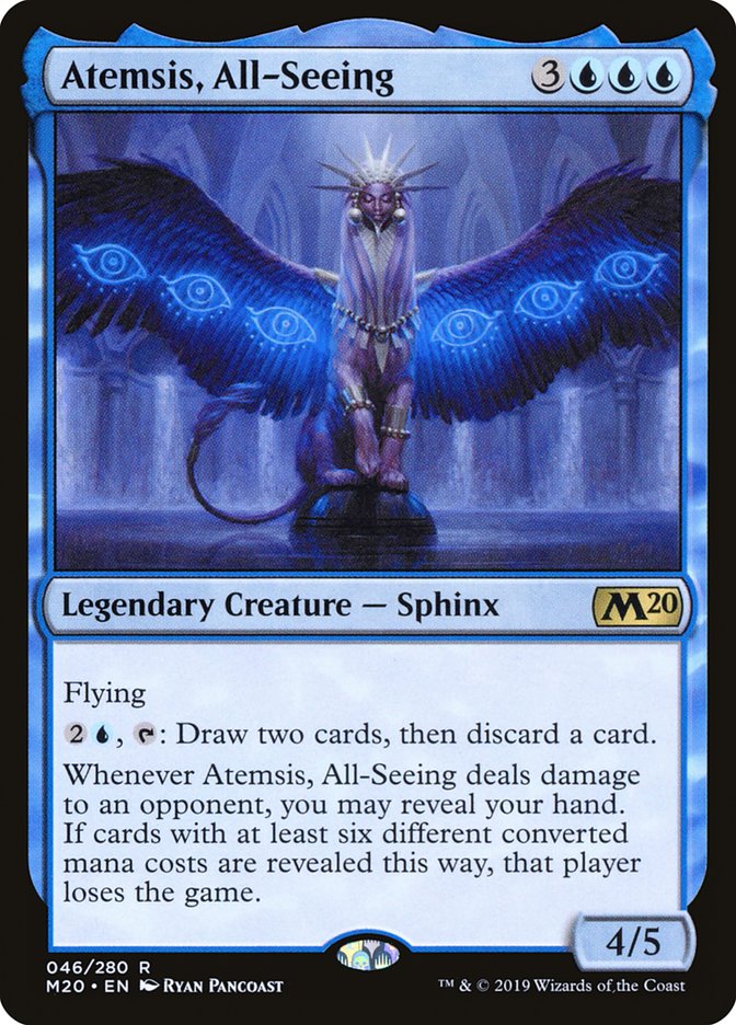 Atemsis, All-Seeing 46/280 (Core Set 2020)  | Good Games Morley