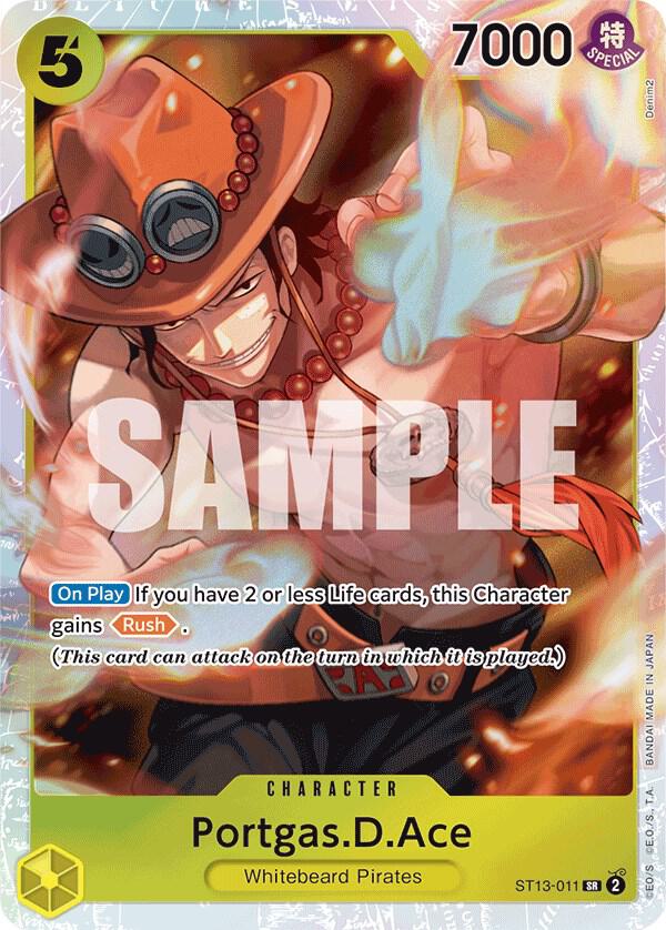 Portgas.D.Ace ST13-011 (Ultra Deck: The Three Brothers)  - Foil | Good Games Morley