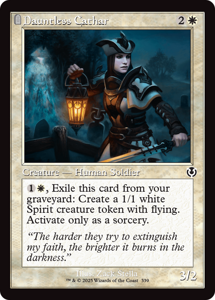 Dauntless Cathar (Retor Frame) [Innistrad Remastered] | Good Games Morley