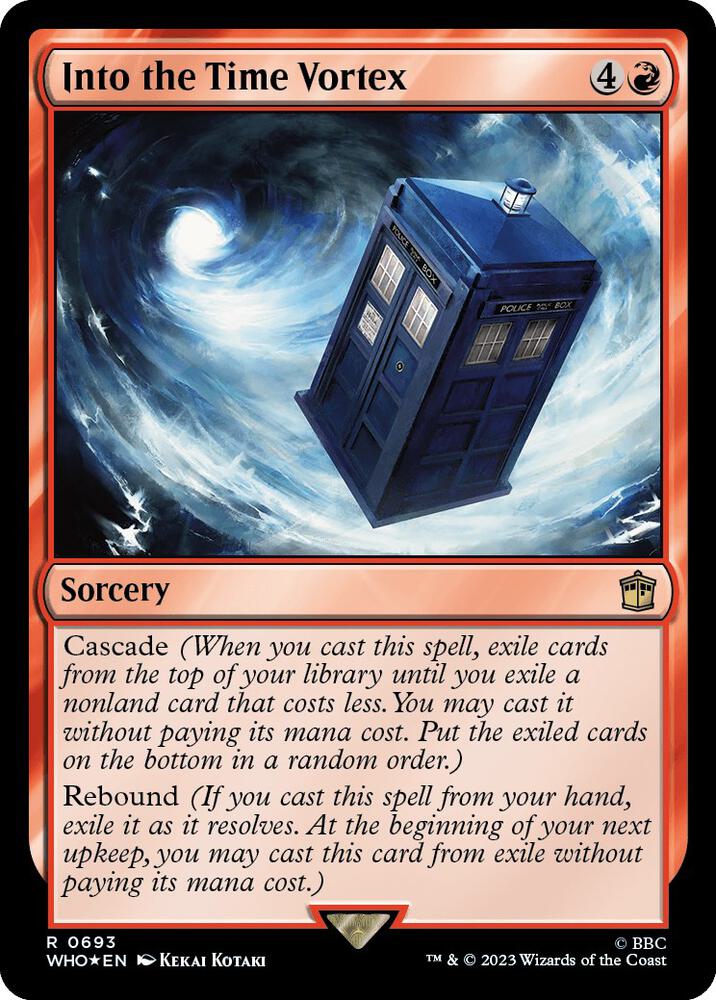 Into the Time Vortex 693/331 (Universes Beyond: Doctor Who)  - Surge Foil | Good Games Morley