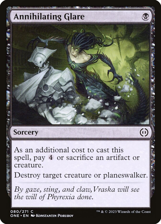 Annihilating Glare 80/271 (Phyrexia: All Will Be One)  | Good Games Morley