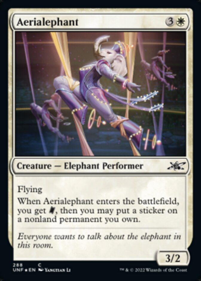 Aerialephant (Galaxy Foil) [Unfinity] | Good Games Morley