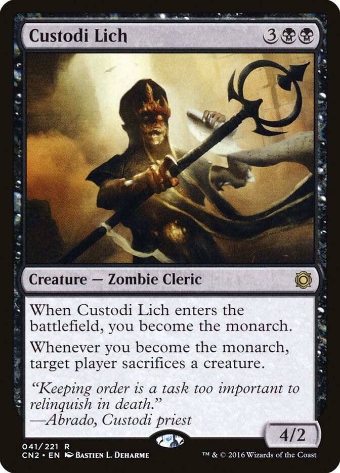 Custodi Lich 41/221 (Conspiracy: Take the Crown)  - Foil | Good Games Morley