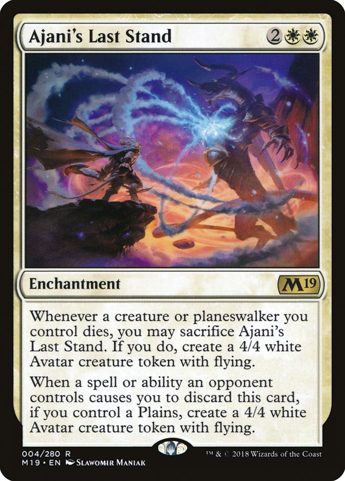 Ajani's Last Stand 4 (Core Set 2019)  | Good Games Morley