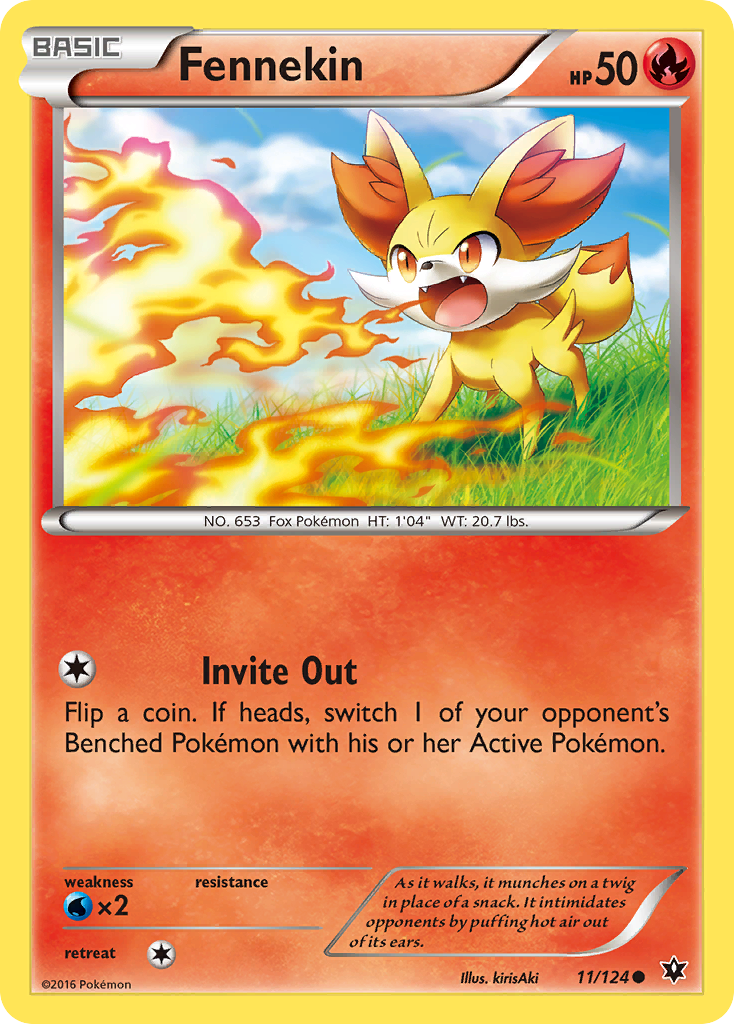Fennekin (11/124) [XY: Fates Collide] | Good Games Morley