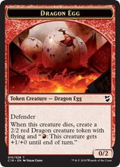Dragon Egg // Dragon Double-Sided Token [Commander 2018 Tokens] | Good Games Morley
