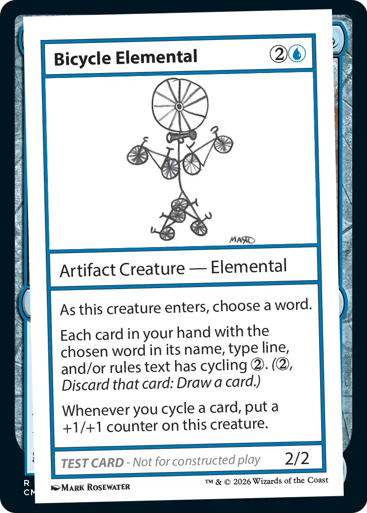 Bicycle Elemental [Mystery Booster Playtest Cards] | Good Games Morley