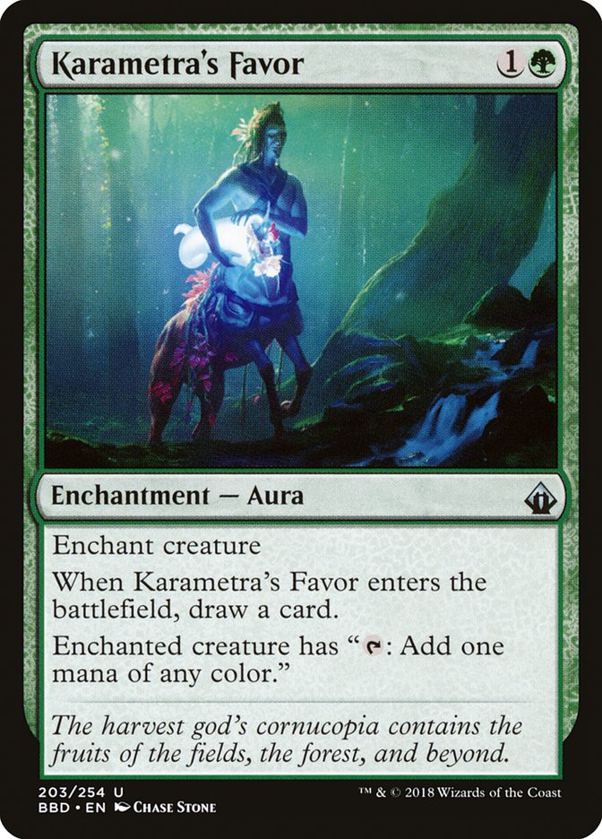 Karametra's Favor 203/254 (Battlebond)  | Good Games Morley