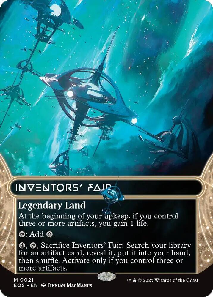 Inventors' Fair 21 (Edge of Eternities: Stellar Sights)  - Borderless Foil | Good Games Morley