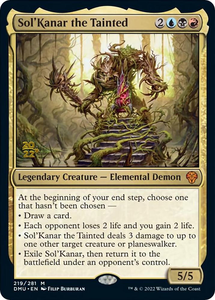 SolKanar the Tainted 219s/161 (Prerelease Cards)  - Foil | Good Games Morley