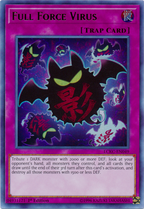 Full Force Virus [LCKC-EN049] Ultra Rare | Good Games Morley