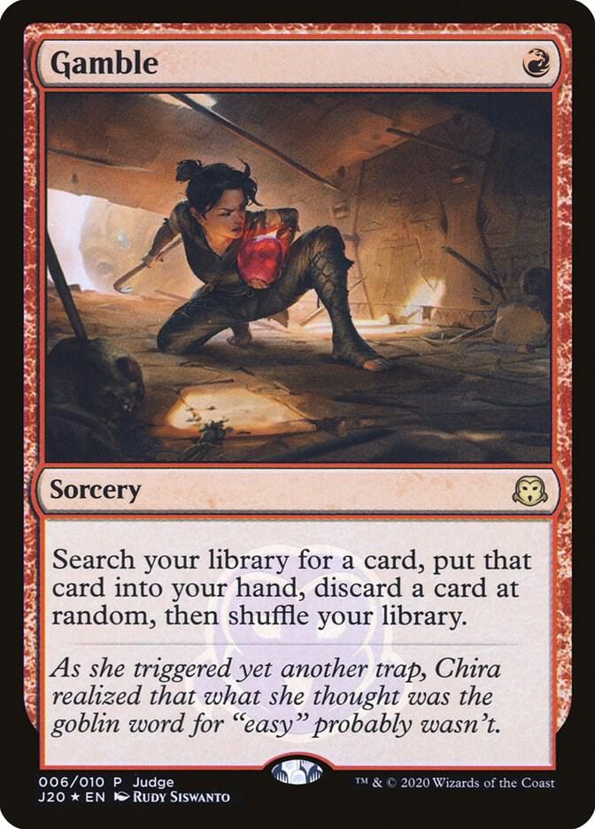 Gamble 6/10 (Judge Promos)  - Foil | Good Games Morley
