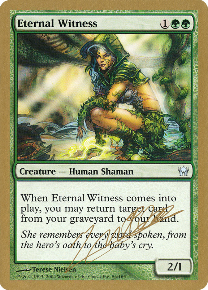 Eternal Witness (Julien Nuijten) [World Championship Decks 2004] | Good Games Morley