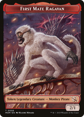 First Mate Ragavan // Teferi's Talent Emblem Double-Sided Token [March of the Machine Commander Tokens] | Good Games Morley