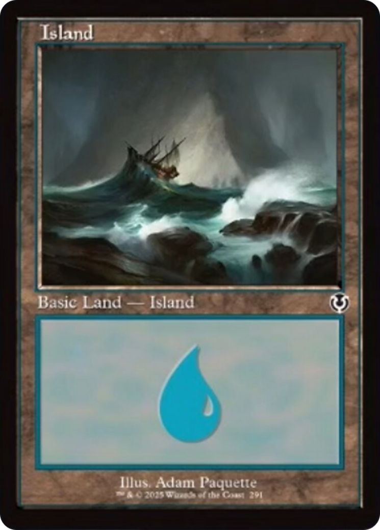 Island (291) (Retro Frame) [Innistrad Remastered] | Good Games Morley