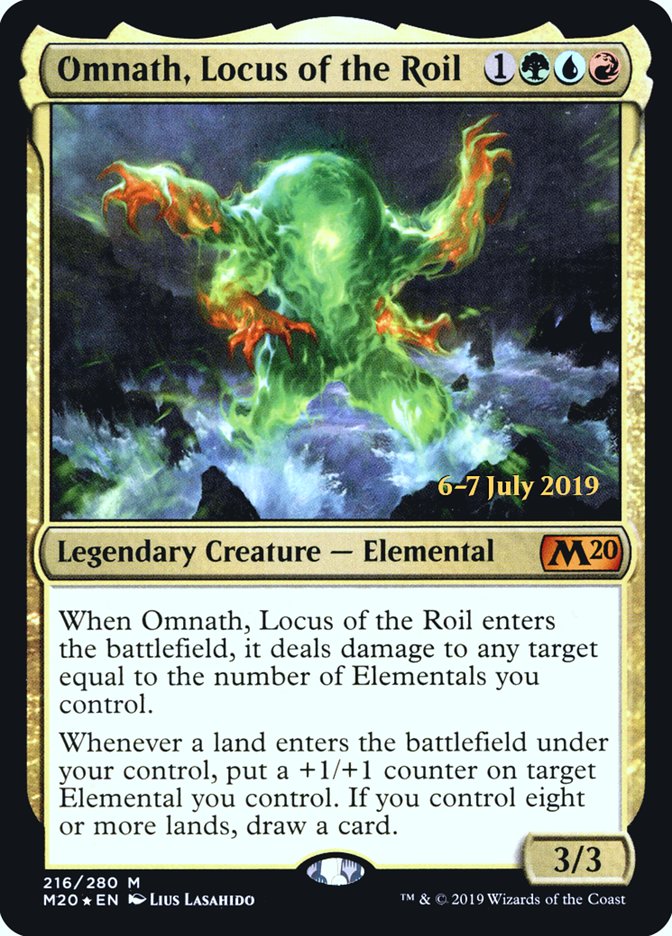 Omnath, Locus of the Roil [Core Set 2020 Prerelease Promos] | Good Games Morley