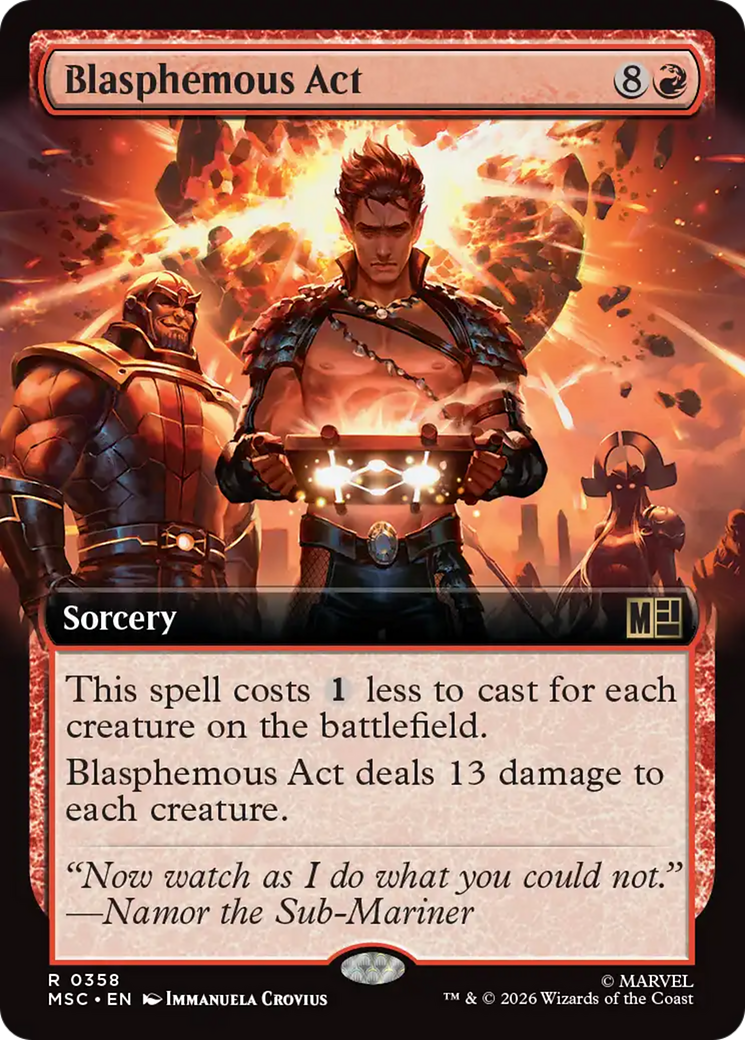 Blasphemous Act (Extended Art) [Marvel Super Heroes Commander] | Good Games Morley