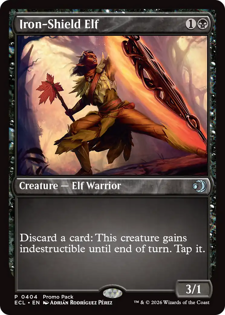 Iron-Shield Elf [Lorwyn Eclipsed Promos] | Good Games Morley