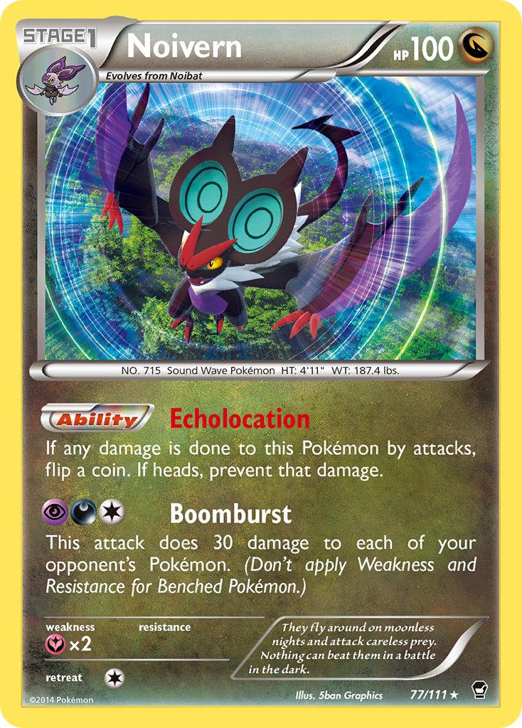 Noivern (77/111) (Cosmos Holo) (Blister Exclusive) [XY: Furious Fists] | Good Games Morley
