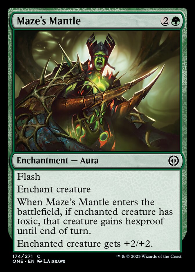 Maze's Mantle [Phyrexia: All Will Be One] | Good Games Morley