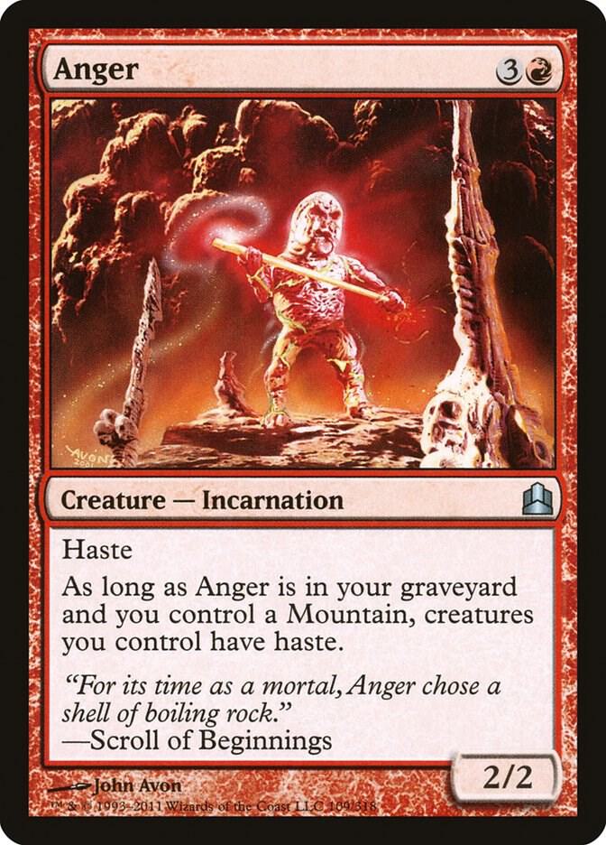 Anger 109/318 (Commander)  | Good Games Morley