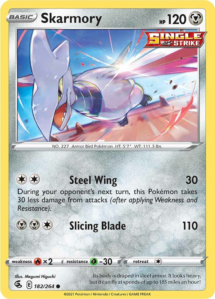 Skarmory (182/264) [Sword & Shield: Fusion Strike] | Good Games Morley