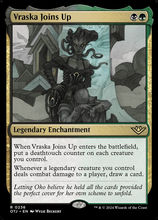 Vraska Joins Up 236/286 (Outlaws of Thunder Junction)  - Foil | Good Games Morley