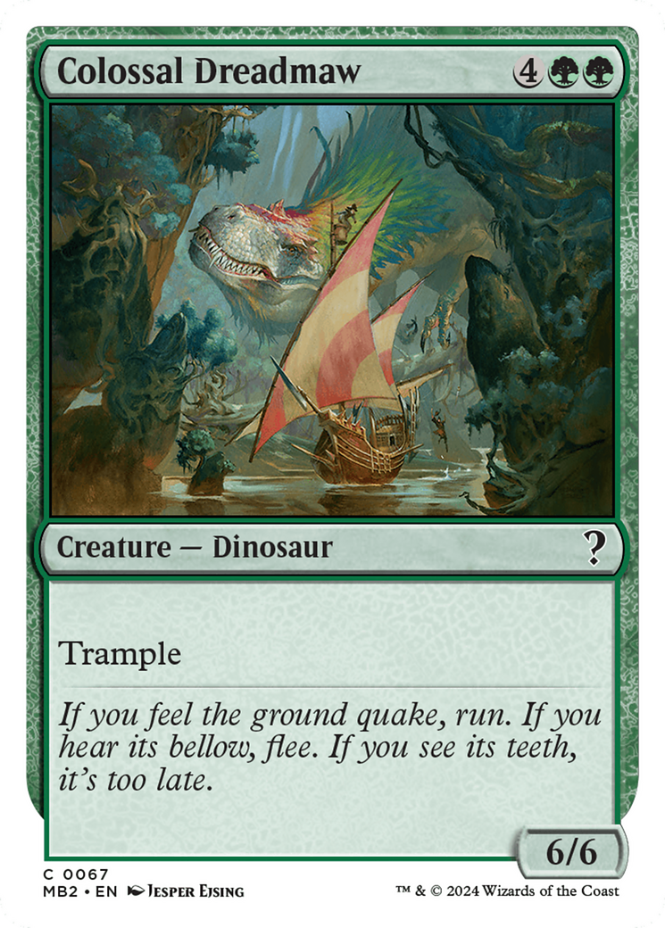 Colossal Dreadmaw (White Border) [Mystery Booster 2] | Good Games Morley