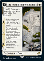 The Restoration of Eiganjo // Architect of Restoration (Extended Art) [Kamigawa: Neon Dynasty] | Good Games Morley