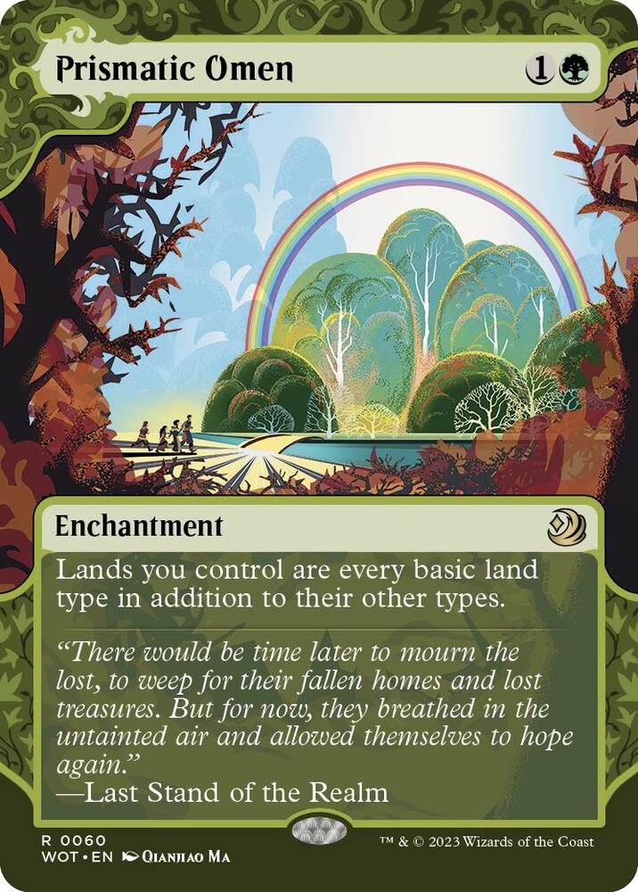 Prismatic Omen 60 (Wilds of Eldraine: Enchanting Tales)  - Showcase | Good Games Morley