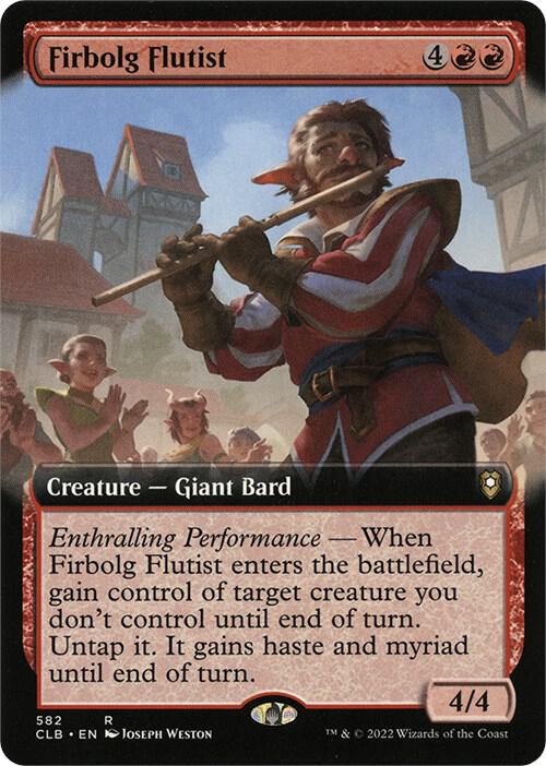 Firbolg Flutist Extended Art 582 (Commander Legends: Battle for Baldur's Gate)  | Good Games Morley